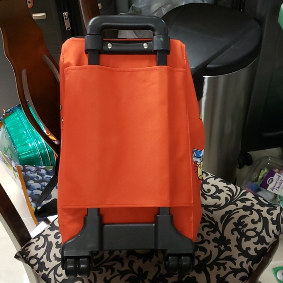 Nwot Nissin Japanese ramen exclusive red bookbag wheeler main image 5